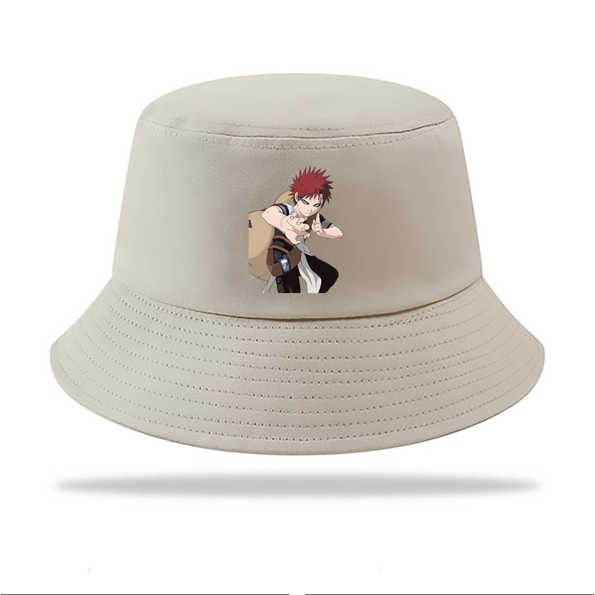 （画像用） NARUTO -ナルト- ガアラ Gaara アウトドア日除けバケットハット
